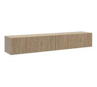 Selsey Meuble TV Suspendu 175 cm Armoire De Télévision Salle De Séjour Chambre À Coucher Chêne Huilé Nolie