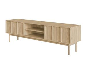 Selsey Neksto - Meuble TV Bas - 2 tiroirs - avec Pieds en Bois de chêne huilé - 170 cm