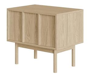 Selsey Neksto - Table de Chevet - avec tiroir - Pieds en Bois de chêne huilé - avec tiroir
