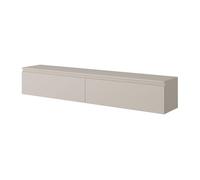 Selsey SENEY - Meuble TV - 175 cm - Taupe (Gris-Beige)