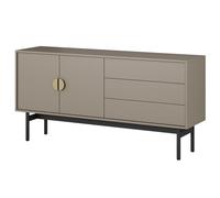 Selsey STOON Meuble TV 154 cm à Deux Portes, Gris Pierre