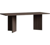 Selsey Table à Manger 204 x 90 cm - Plateau Rectangulaire Frêne - Table de Salle à Manger Design Minimaliste et Naturel - Idéale pour Famille, Repas Quotidiens et Intérieurs Modernes Japandi