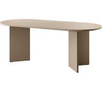 Table à manger - OVO - couleur Cappuccino - 90x204 cm