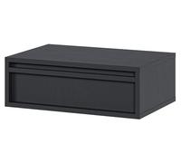 Selsey Table De Chevet Suspendue Evo, 50 cm, Noir