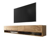 Selsey Wander - Meuble TV/Banc TV (chêne wotan, 180 cm, sans LED) 5903025132624