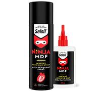 SELSIL Ninja Super CA Glue 1,76 oz (50 g) avec activateur 6,76 fl oz. (200 ml) Professional Fast Adhesive, cyanoacrylate Adhesive Clear Super Glue avec accélérateurs adhésifs (1)