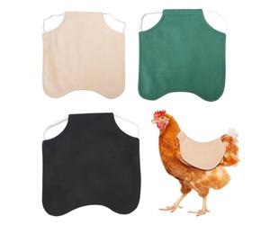 Selte De Poulet - 8.66x9.45 Pouces De Poule Pour Poules, Fixation De Plumes De Volaille, Protection De Plumes Pour Le Dos Et Les Côtés | Robes De Veste De Bétail Respirant Pour Les Petites Races