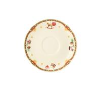 Seltmann 001.759419 Marie-Luise Lot de 6 soucoupes Rouge/vert/doré Diamètre 13 cm