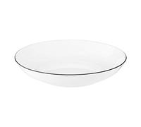 Seltmann Lido Black Line Assiette à soupe en porcelaine Blanc 21 cm