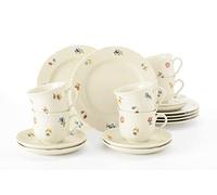 Seltmann Weiden 001.716502 Marie Luise Service à café 18 pièces Fleur la Mer