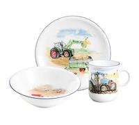 Seltmann Weiden Compact Kinder-Set Mein Traktor (Mon tracteur) 3 pcs. vaisselle assiette porcelaine