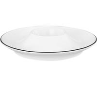 Seltmann Weiden Coquetier Lido noir avec marque de couleur intemporelle