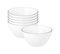 Seltmann Weiden Lido Black Line 10826 Lot de 6 bols à céréales 15 cm