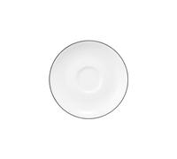 Seltmann Weiden Lido Black Line rond soucoupe à espresso 12 cm
