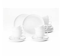 Seltmann Weiden Lido Service à café 18 pcs. Rond Service Vaisselle Porcelaine...
