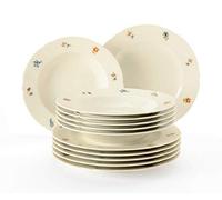 Seltmann Weiden Marieluise 001.716503 Service de table 12 pièces Motif mer de fleurs
