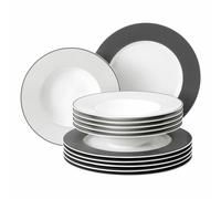 Seltmann Weiden Service de table No Limits 12 pièces Anthracite