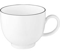 Seltmann Weiden Tasse à café LIDO BLACK LIN LHT 10.70x6.70x8.10 cm blanc