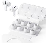 Seltureone 4 Pairs Replacement Earbuds for Airpods Pro/Airpods Pro 2 with Noise Reduction Hole, Soft Silicone Non-Slip Replacement Earplugs - Small