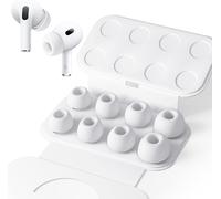 Seltureone 4 Pairs Replacement Earbuds for Airpods Pro/Airpods Pro 2 with Noise Reduction Hole, Soft Silicone Non-Slip Replacement Earplugs (Various Sizes, XS/S/M/L)