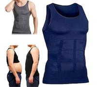 Selure Wear - Selure Shaping Tank 2.0 Men, Double Layer Compression Shirt, Breathable Quick Dry Body Shaper Vest for Slim Fit