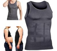 Selure Wear - Selure Shaping Tank 2.0 Men, Double Layer Compression Shirt, Breathable Quick Dry Body Shaper Vest for Slim Fit