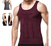 Selure Wear - Selure Shaping Tank 2.0 Men, Double Layer Compression Shirt, Breathable Quick Dry Body Shaper Vest for Slim Fit