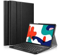 Seluxion - Étui de Protection Slim (Noir) + Clavier Bluetooth pour Huawei Matepad 10.4 (2020)