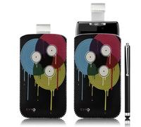 Seluxion - Housse Coque étui Pochette pour Motorola Razr XT910 avec Motif LM08 + Stylet Luxe