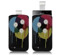 Seluxion - Housse Coque étui Pochette pour Sony Xperia P avec Motif LM08