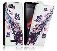 Seluxion - Housse Coque Etui pour Sony Xperia M Motif HF01