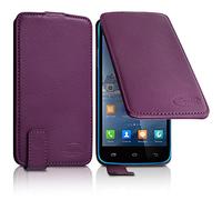 Seluxion - Housse Etui Clapet Couleur Violet Universel S pour Orange Doro 30