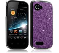 Seluxion - Housse Etui Coque Rigide pour Wiko Cink Slim Style Paillette Couleur Violet