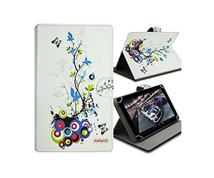 Seluxion - Housse Etui Universel à Rabat Fonction Support avec Motif HF01 pour Tablette Amazon Kindle 7"