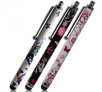 Seluxion - Pack de 3 Stylets universels pour Tablette Acer Iconia B1-711 Motif HF01, HF13, HF17