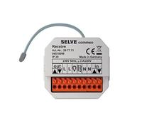 SELVE commeo RECEIVE Récepteur radio universel pour de nombreuses applications. Le commeo Receive commande des entraînements câblés, qu'il s'agisse de volets roulants, de stores ou de persiennes.