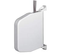 Selve Lot de 2 enrouleurs de sangle blancs, à monter en saillie, avec système de charnière et sangle de 5 m pour volet roulant