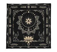 SELVFZ Astrologie Tarots Nappe de table métaphysique Tapis de jeu de société Pendule Divinations Nappe de jeu de société Pad Divinations Nappe Nappe de table Pendule Tapis pour carte de tarot pour la