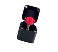 SELVFZ Boîte cadeau surprise avec motif de rose et cœur dans une boîte cadeau pop-up pour un événement romantique, la Saint-Valentin, une petite amie