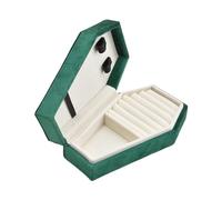 SELVFZ Boîte de rangement en velours pour bijoux, bagues, colliers, boucles d'oreilles, décoration de bureau, boîte de rangement pour bijoux en velours, multifonction, portable
