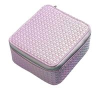 SELVFZ Boîte de rangement portable pour bijoux - Étui de voyage doux pour collier - Convient pour une organisation facile - Porte-bijoux doux