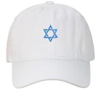 SELVFZ Broderie drapeaux d'Israël Casquettes de baseball en coton pour adultes, femmes et hommes, unisexe, échanges culturels internationaux, couvre-chef, casquettes de baseball unisexes, blanc
