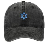 SELVFZ Broderie drapeaux d'Israël Casquettes de baseball en coton pour adultes, femmes et hommes, unisexe, échanges culturels internationaux, couvre-chef, casquettes de baseball unisexes, Noir