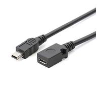 SELVFZ Câble convertisseur USB vers USB pour disque/ventilateur/lecteur de carte MP4 Noir