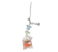 SELVFZ Chaîne de téléphone faite à la main - Pendentif élégant pour sac - Beau poisson - Cadeau idéal pour les amateurs de mode