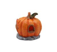 SELVFZ Citrouille en résine d'Halloween pour décoration d'aquarium, facile à installer