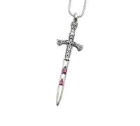 SELVFZ Collier avec pendentif gothique en alliage mettant en valeur l'individualité et le mystère pour les jeunes créateurs de tendance