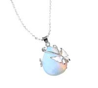 SELVFZ Collier avec pendentif papillon en cristal résistant aux allergies - Pour un usage quotidien, taille unique, Comme décrit, Comme décrit.