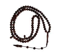 SELVFZ Collier Bodhi traditionnel à 99 perles pour homme et femme en bois naturel - Chapelet bouddhiste - Accessoire religieux - Collier avec pendentif en bois Bodhi, 6 99, Comme décrit, Comme décrit.