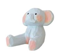 SELVFZ Endearing Support de téléphone en bois avec ours et éléphants - Décoration esthétique pour plusieurs tailles - Organisateurs de bureau - Figurine mobile